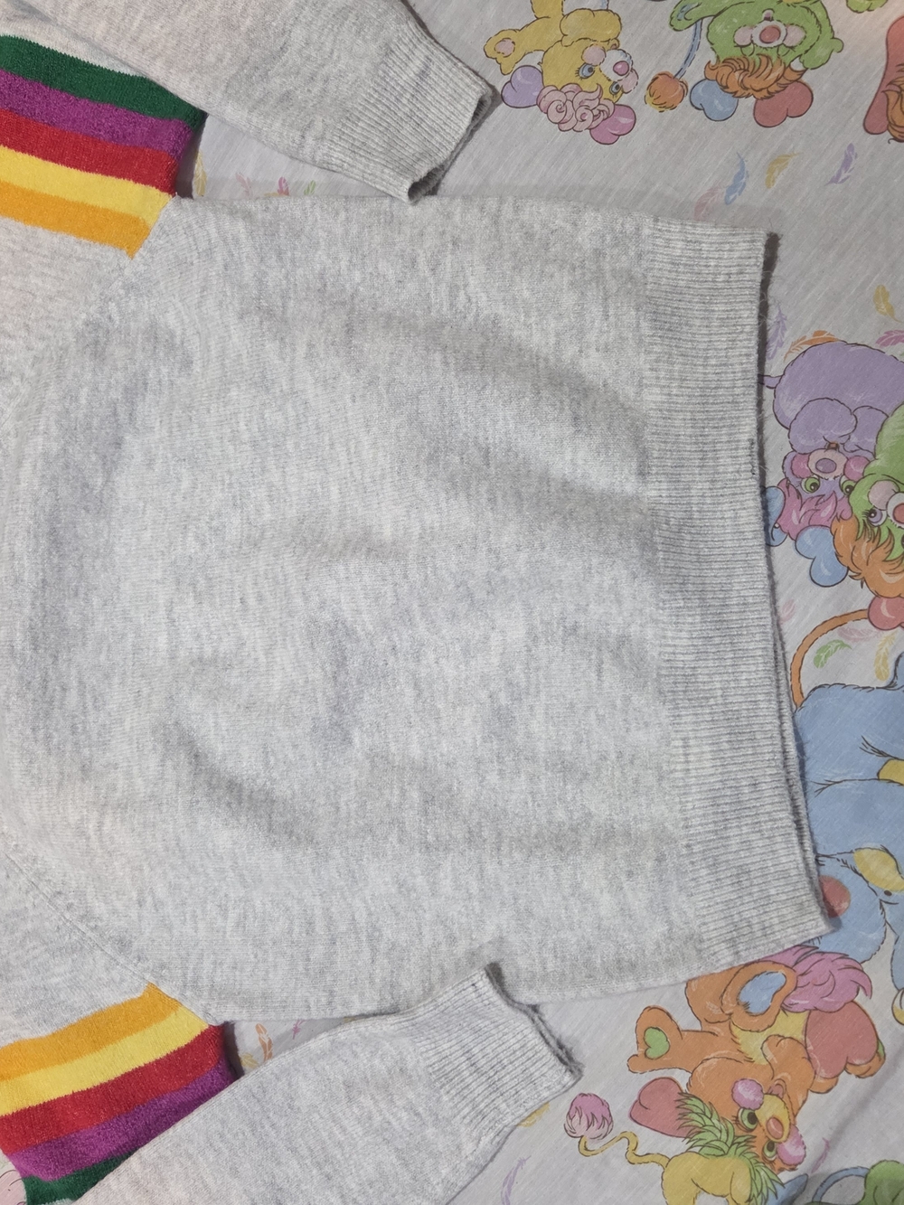 THML Light Gray Knit Crewneck Sweater Small